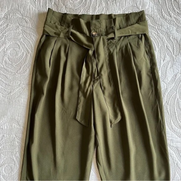 Madewell Drapey Paperbag Pants - Picture 6 of 8